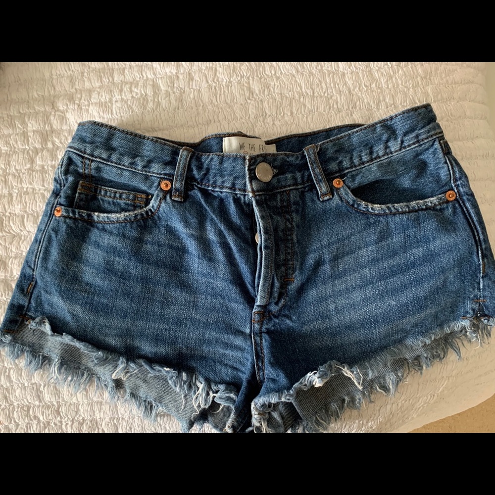 Free People Jean Shorts
